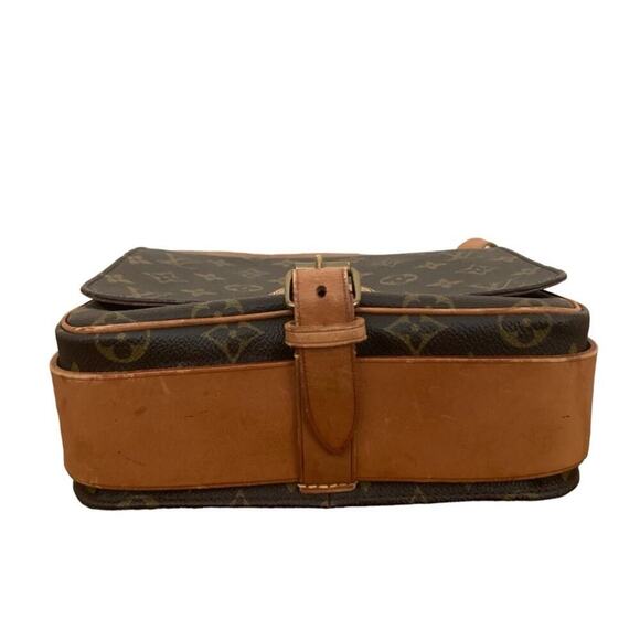 ouis Vuitton Monogram Canvas Cartouchiere Shoulder Bag Crossbody Vintage LV - Picture 6 of 16
